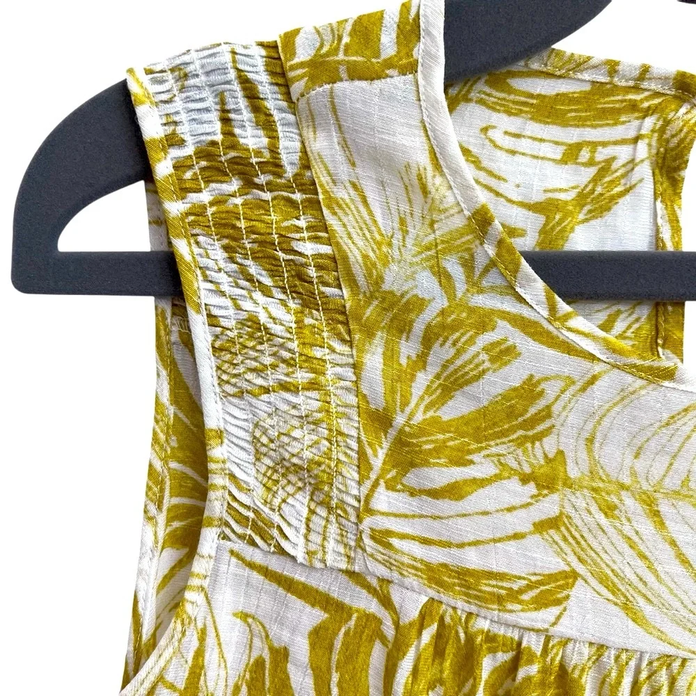 Nanette Lapore Top‎ Sleeveless Palm Tropical Print Blouse